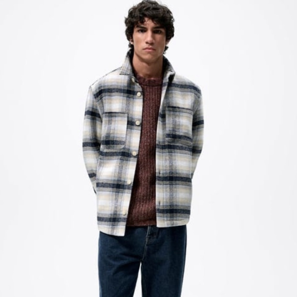 Zara Plaid Overshirt